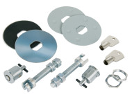 Haubenhalter Set, abschließbar