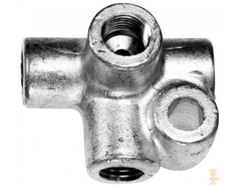 Verbinder 4-fach, 4 x JIC-Innengewinde