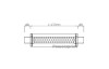 Powersprint Schalldämpfer einflutig oval 450 mm Länge Powersprint Schalldämpfer einflutig oval 450 mm Länge